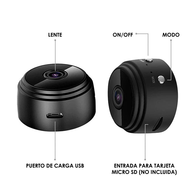 ¡Mini Cámara Espía con Visión Nocturna! 🔥 Oferta de Verano + Envío Gratis 🚚 ¡No te la Pierdas!