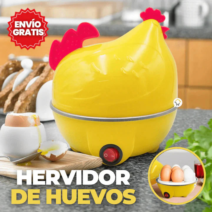 ¡Gallina Hervidora de Huevos! 🐔🥚 Cocina Fácil y Divertida 🔥 Oferta Exclusiva + Envío Gratis 🚚 ¡Desayunos Perfectos en Minutos!