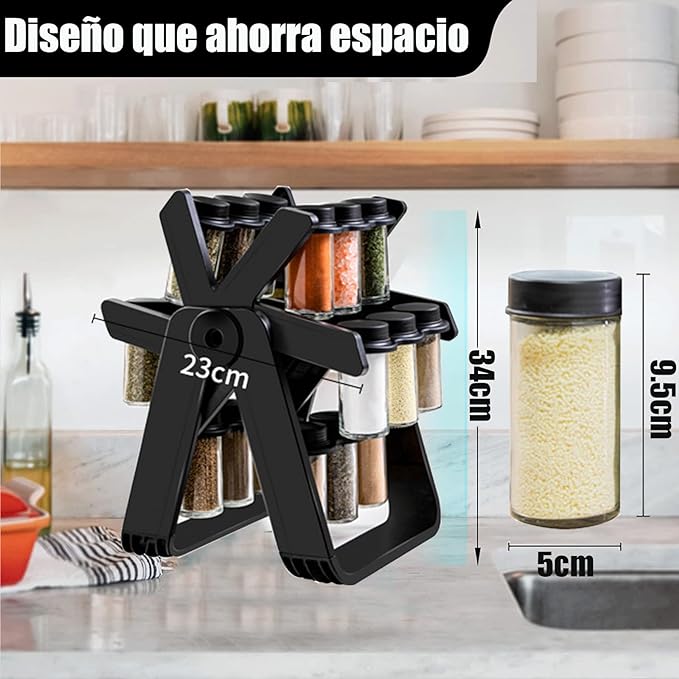 ¡Organizador de Condimentos y Aliños! 🍴✨ Oferta de Verano + Envío Gratis 🚚 ¡Ordena tu Cocina en un Instante!