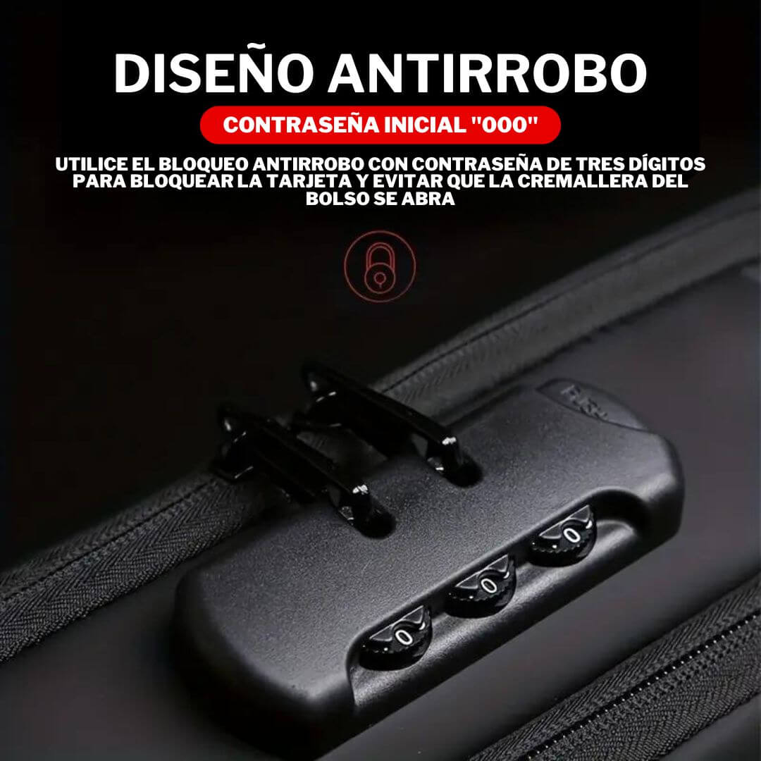 ¡Bolso Antirrobo Inteligente! 🎒🔒 Seguridad y Estilo en un Solo Lugar 💥 Oferta Exclusiva + Envío Gratis 🚚 ¡Protege lo que más Importa!