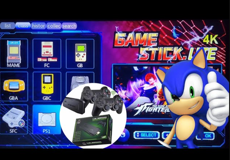 ¡Consola de Videojuego Game Stick 64G! 🎮🔥 Diversión Ilimitada en tu Pantalla 💥 Oferta Especial + Envío Gratis 🚚 ¡Revive los Mejores Clásicos Hoy!