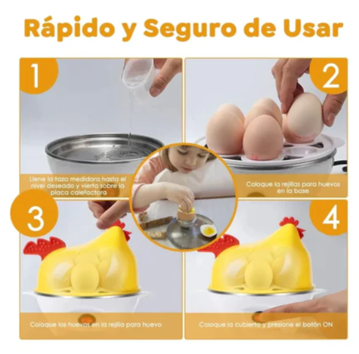 ¡Gallina Hervidora de Huevos! 🐔🥚 Cocina Fácil y Divertida 🔥 Oferta Exclusiva + Envío Gratis 🚚 ¡Desayunos Perfectos en Minutos!