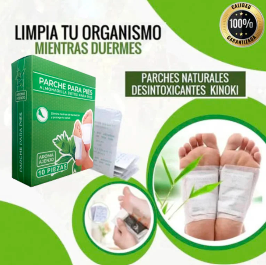 ¡Parches para Pie Kinoki - Pack de 3 Cajas! 🦶✨ Detox y Relajación en Cada Noche 🔥 Cuidado Natural 🚚 ¡Oferta Especial con Envío Gratis!