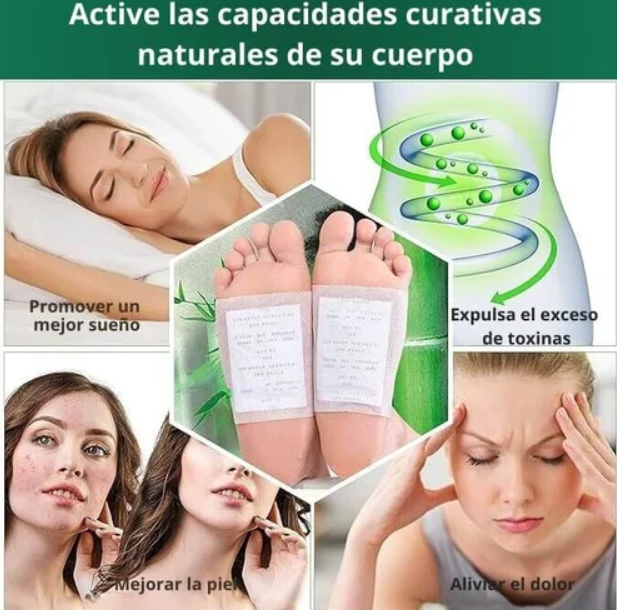 ¡Parches para Pie Kinoki - Pack de 3 Cajas! 🦶✨ Detox y Relajación en Cada Noche 🔥 Cuidado Natural 🚚 ¡Oferta Especial con Envío Gratis!